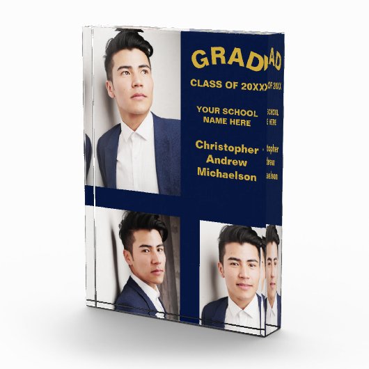 Minimalistische Typografie 3 Abschluss Fotoblock (Rechts)