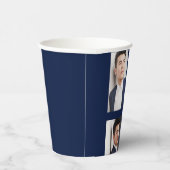 Minimalistische Typografie 3 Foto Abschluss Pappbecher (Rechts)