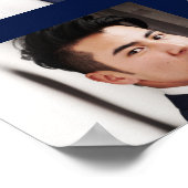 Minimalistische Typografie 3 Foto Abschluss Poster (Ecke)