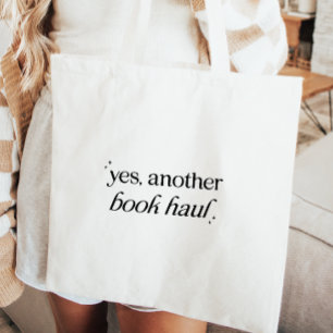 Minimalistische Typografie Buchliebhaber 'Buch Hau Tragetasche