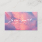 Minimalistische Typografie Elegant Beruflich Visitenkarte (Vorderseite)