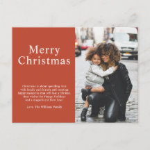 Minimalistische Typografie Foto Frohe Weihnachtsko