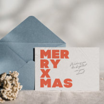 Minimalistische Typografie Frohe Weihnachtsgrüße