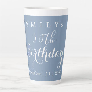 Minimalistische Typografie Geburtstagsfeier Design Milchtasse