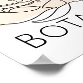 Minimalistische Typografie Poster (Ecke)