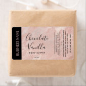 Minimalistische Typografie Rose Goldmarmor (Insitu)