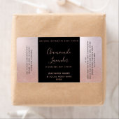 Minimalistische Typografie Schwarze Rose (Insitu)