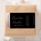 Minimalistische Typografie Schwarzgoldprodukt der  (Insitu)