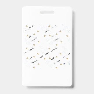 Minimalistische Typografie und abstrakte Muster Pr Ausweis