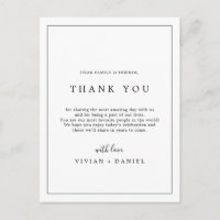 Minimalistische Typografie Vielen Dank Empfang Car