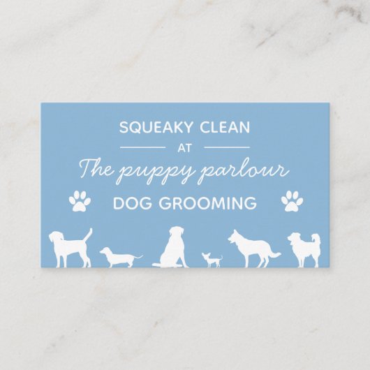 Minimalistische Typografie Visitenkarte (Vorderseite)