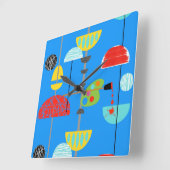 Minimalistische Uhr für moderne Kunst - Akryllisch (Winkel)