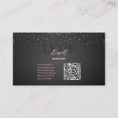 Minimalistische und elegante Treppe zum Hair Visitenkarte (Rückseite)