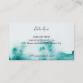 Minimalistische und elegante Visitenkarte (Rückseite)