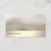 Minimalistische und luxuriöse Goldfolie Visitenkarte (Vorderseite)