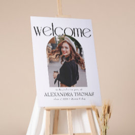 Minimalistische und moderne Graduierungsparty - Wi Poster