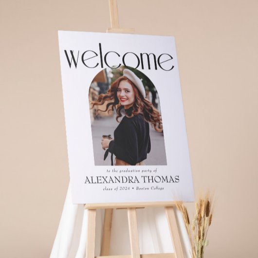 Minimalistische und moderne Graduierungsparty - Wi Poster