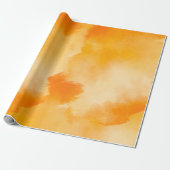 Minimalistische und schöne helle Orangenwolke Geschenkpapier (Ungerollt)