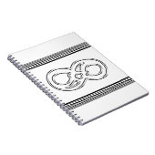 Minimalistische Unendlichkeit Notizblock (Rechte Seite)