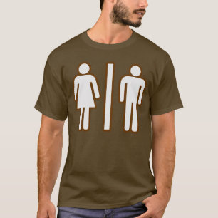 Minimalistische universelle Geschlechtssymbole Gra T-Shirt