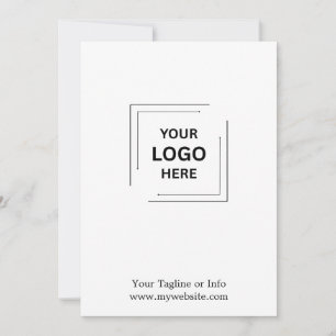 Minimalistische Unternehmens-Designvorlage für Vis