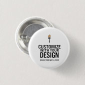 Minimalistische Unternehmensmarke, individuell per Button (Vorne & Hinten)