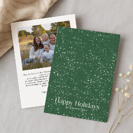 Minimalistische Urlaubskarte Feiertagskarte