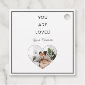 Minimalistische Valentinsgeschenk-Anhänger "Du wir Geschenkanhänger (Rückseite)