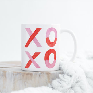 Minimalistische Valentinstag-Tasse Kaffeetasse