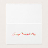 Minimalistische Valentintagskarte (Innenseite Aufgefaltet)