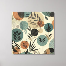 Minimalistische Vegetal Kunstvoll wandern Leinwanddruck