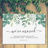 Minimalistische Vegetation Ankündigung