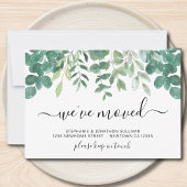 Minimalistische Vegetation Ankündigung