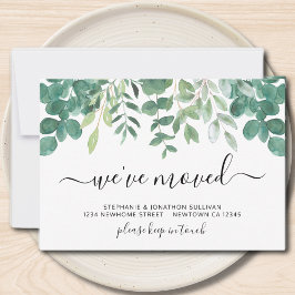 Minimalistische Vegetation Ankündigung