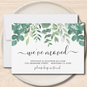 Minimalistische Vegetation Ankündigung