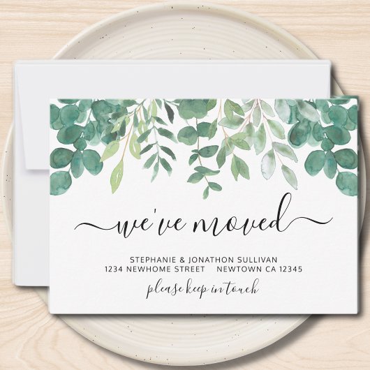 Minimalistische Vegetation Ankündigung