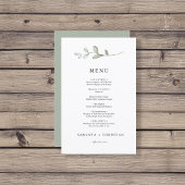 Minimalistische Vegetation | Botanisches Hochzeitm