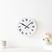 Minimalistische Vektor-Uhr Runde Wanduhr (Zuhause)