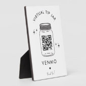 Minimalistische Venmo Small Business Virtual Tipp Fotoplatte (Seite)