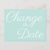 Minimalistische Veränderung des Grünen Meeres Ankündigungspostkarte (Vorderseite)