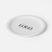 Minimalistische Veranstaltung für das Unternehmen Pappteller (Schrägansicht)