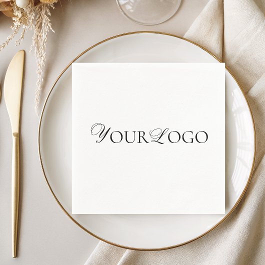 Minimalistische Veranstaltung für schlichte Thin B Serviette