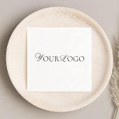 Minimalistische Veranstaltung für schlichte Thin B Serviette