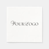 Minimalistische Veranstaltung für schlichte Thin B Serviette (Vorderseite)