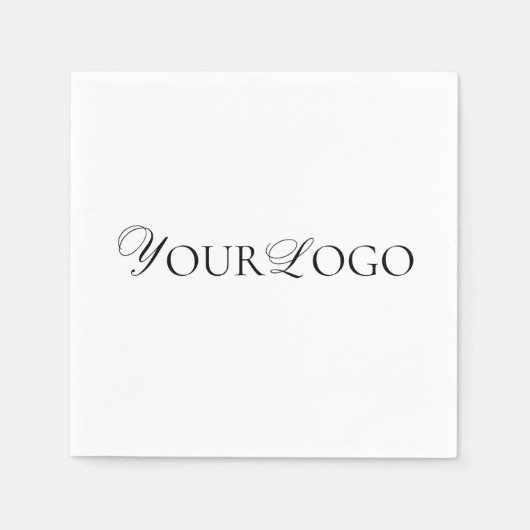 Minimalistische Veranstaltung für schlichte Thin B Serviette (Vorderseite)