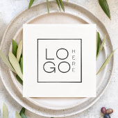 Minimalistische Veranstaltung für Unternehmen mit  Serviette