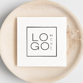 Minimalistische Veranstaltung für Unternehmen mit  Serviette