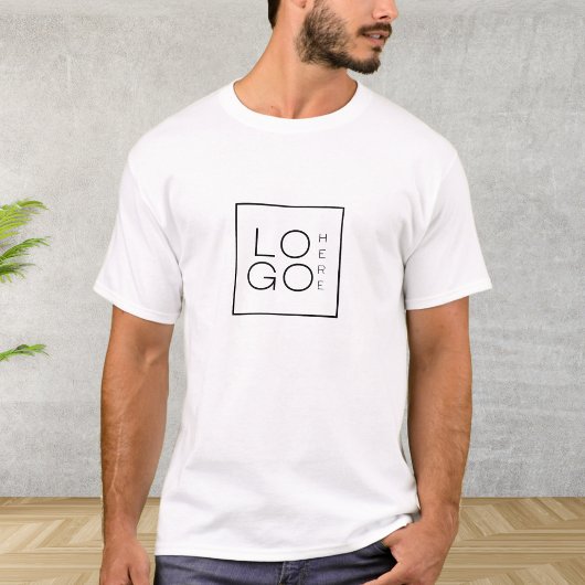 Minimalistische Veranstaltung für Unternehmen mit T-Shirt