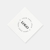 Minimalistische Veranstaltung zum schlichten Round Serviette (Ecke)