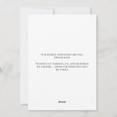 Minimalistische Verheiratete Weihnachten Neuvermäh (Rückseite)